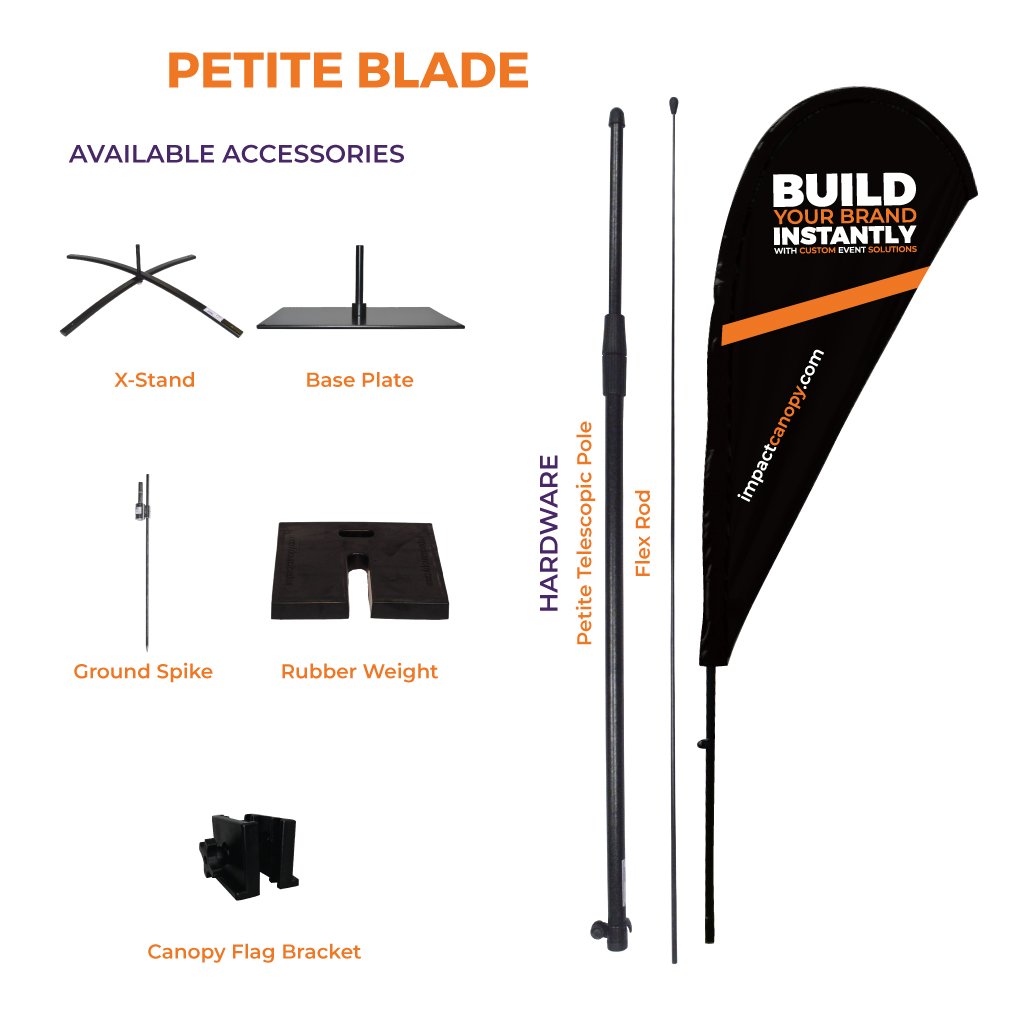 Custom Printed Blade Flag - Pacific