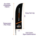 Custom Printed Wing Flag - Pacific