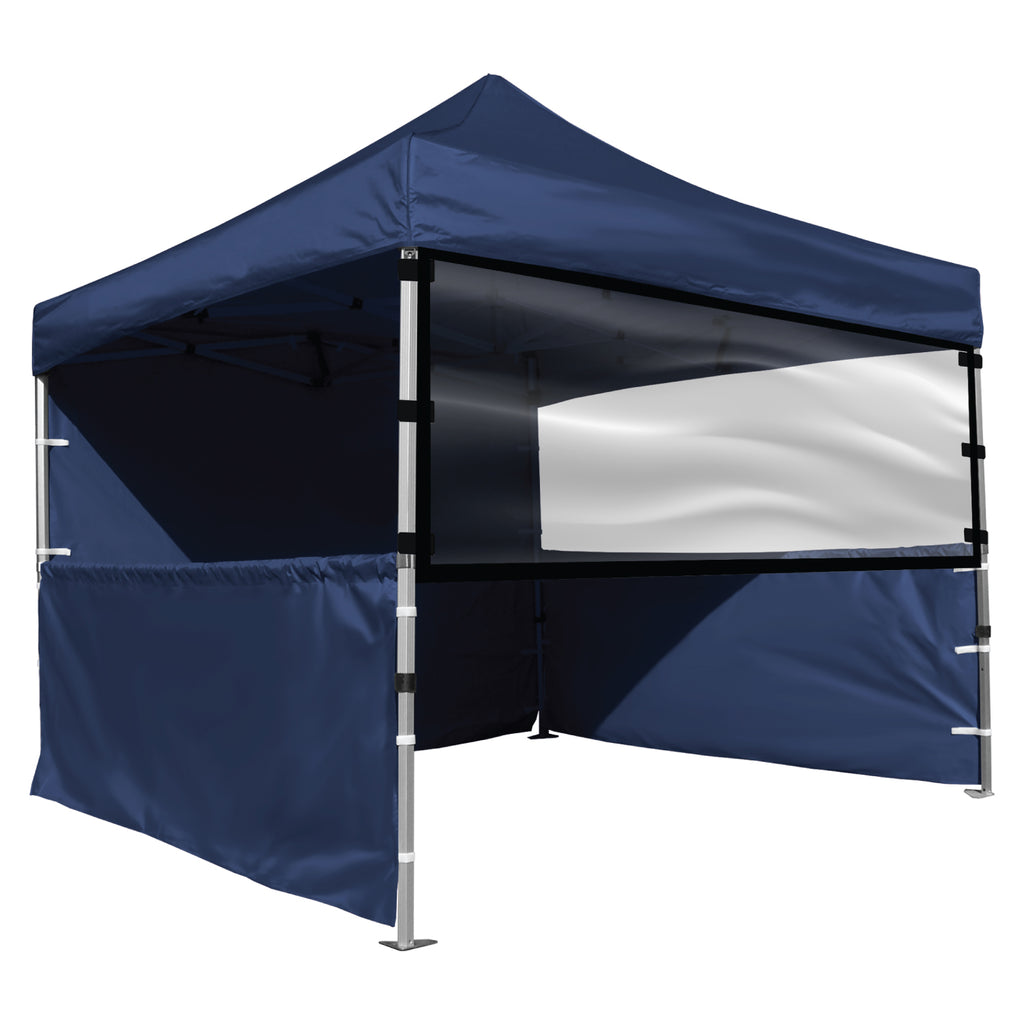 10' Transparent Clear 46" Half Wall