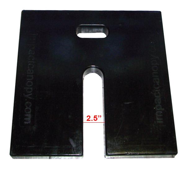 Plaques de poids en caoutchouc de tente à canopée pop-up - 4 pack
