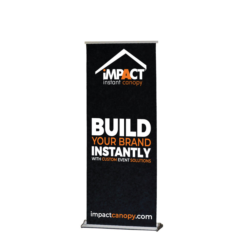 Custom Personalized Retractable Roll up Banner 33"x79" - Carry Bag Included
