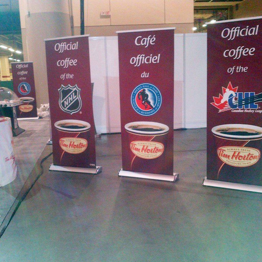 Custom Personalized Retractable Roll up Banner 33"x79" - Carry Bag Included