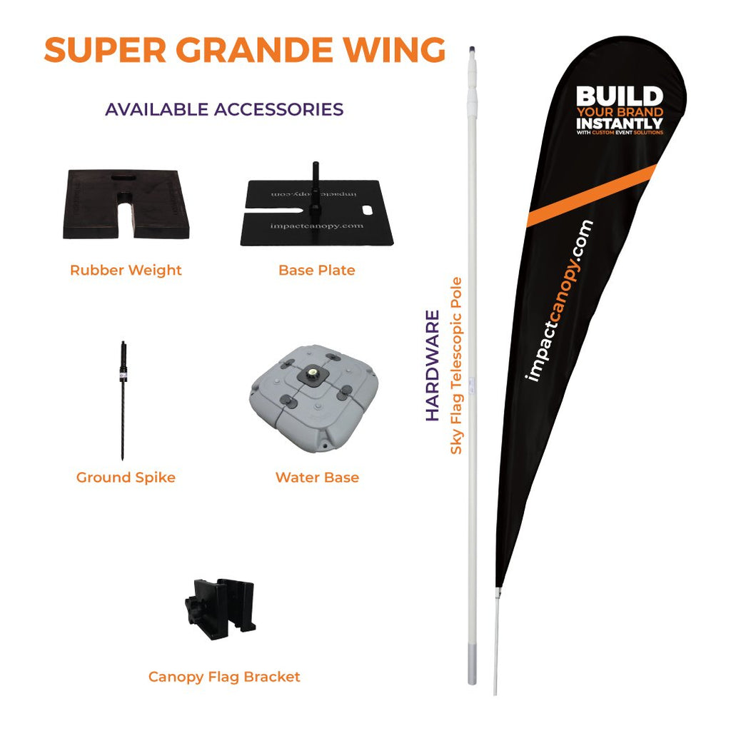 Custom Printed Grande Blade Flag