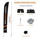 Custom Printed Grande Wing Flag