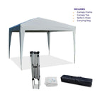 10'x10' EZ Pop Up Canopy Outdoor Dressed Leg Wedding Party Tent Folding Gazebo