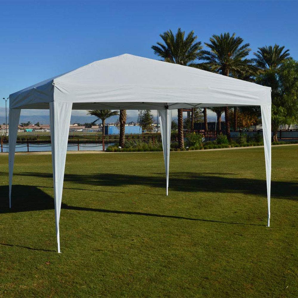 10'x10' EZ Pop Up Canopy Outdoor Dressed Leg Wedding Party Tent Folding Gazebo