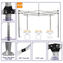 10x10 Recreational Grade Aluminum Pop up Canopy Tent with Weight Bags - ULA