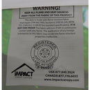 Tente à canopée pop-up 10x20 Super Duty avec sac à roulettes - M