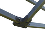 Tente de canopée de marquee haute pliage 10x10 High Duty - Tissu en PVC à 100% imperméable - avec parois latérales