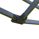 10x10 Heavy Duty Folding High Peak Marquee Canopy Tent - 100% Waterproof PVC Fabric - With Sidewalls