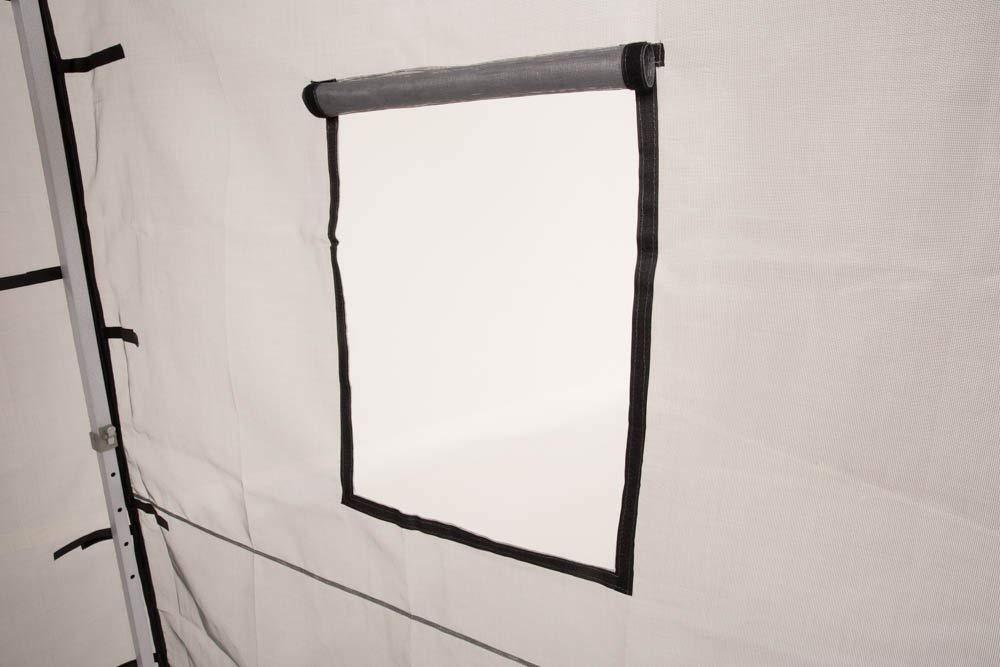 10x10 pop up up up oling Service Mesh Sidears avec fenêtres (murs uniquement)