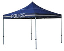 POLICE KIT - 10x10 DS Pop Up Canopy Tent with Roller Bag