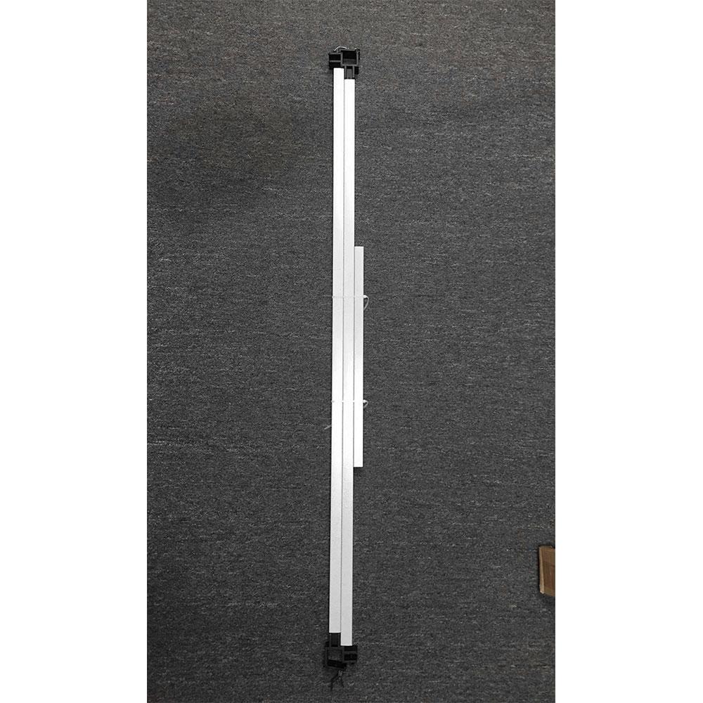 Ensemble de barres de quincaillerie à demi-jupe de rail 10 ′ - Taille d'impact M ou hexagone - 1 7/8 ″